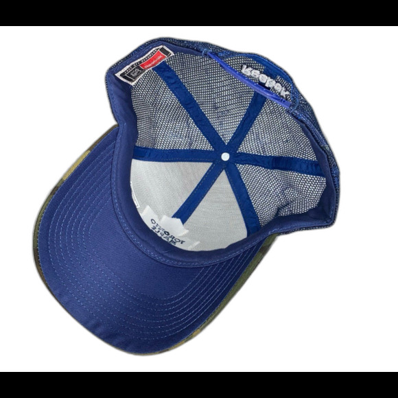 Reebok NHL Cap Hat Unisex Snapback Camo Toronto Maple Leafs Embroidered Logo - Picture 8 of 11